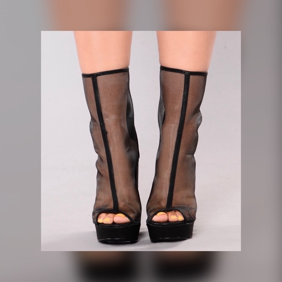Mesh Platform Bootie - Picture 2 of 2
